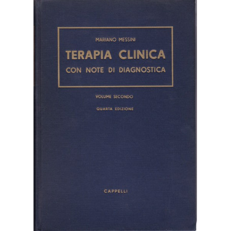 Terapia clinica con note di diagnostica. II.