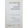 Recherches de science religieuse