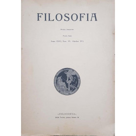 Filosofia. Rivista trimestrale Anno XXVI
