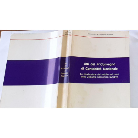 Atti del 4 convegno di contabilita' nazionale