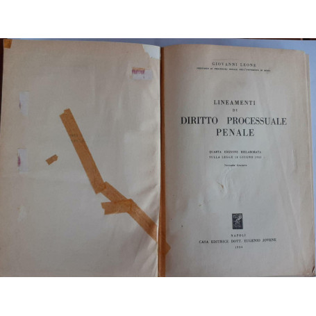 Lineamenti di diritto processuale penale