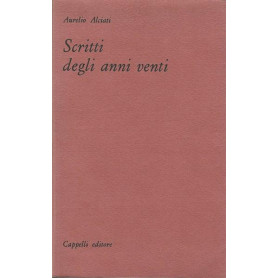 SCRITTI DEGLI ANNI VENTI