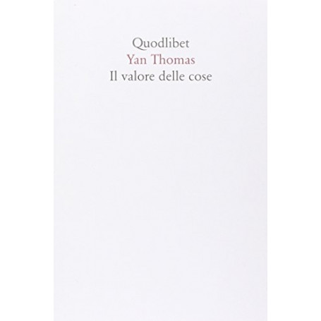 Il valore delle cose