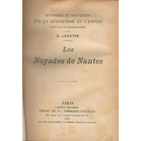 LES NOYADES DE NANTES