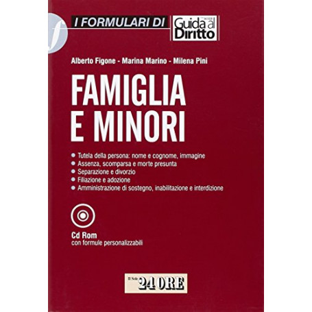 Famiglia e minori. Con CD-ROM