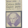 Critica della ragion pura: vol. 2°
