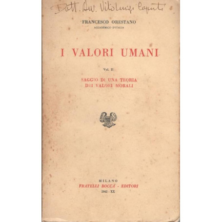 I valori umani