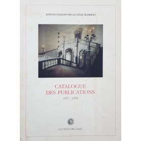 Catalogue des publications (1977-1995)