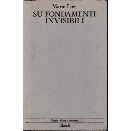 Su fondamenti invisibili