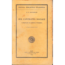 Sul contratto sociale o principi di diritto politico