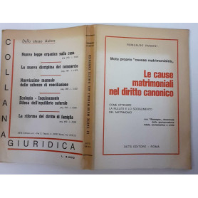 Le cause matrimoniali nel diritto canonico