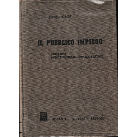 Il pubblico impiego