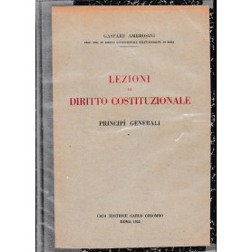 Lezioni di diritto costituzionale