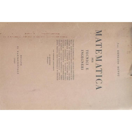 Matematica per tecnici e ingegneri