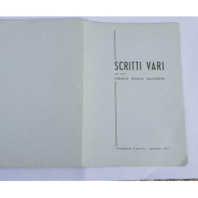 Scritti Vari