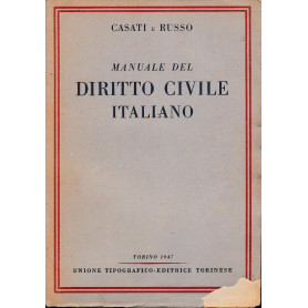 Manuale del diritto civile italiano