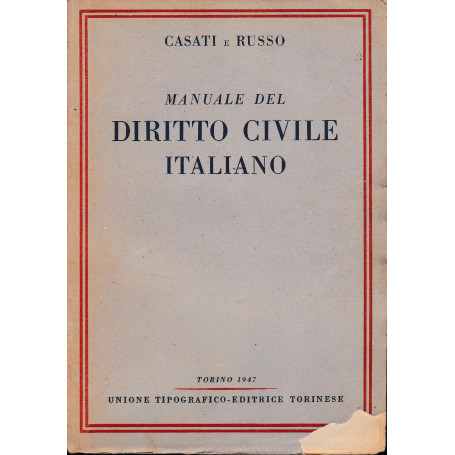 Manuale del diritto civile italiano