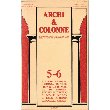 Archi & Colonne. Bimestrale anno 1
