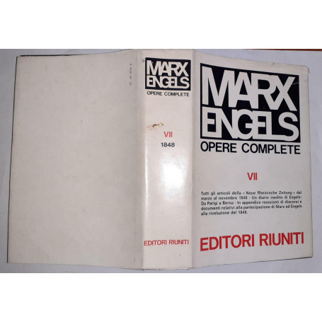 Opere di Marx ed Engels Volume VII