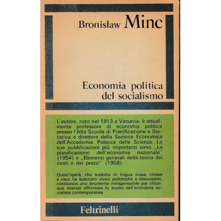 Economia politica del socialismo
