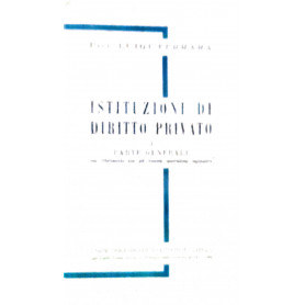 Istituzioni di diritto privato. Volume I - parte generale