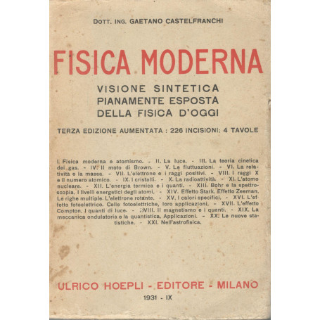 Fisica moderna: visione sintetica