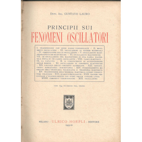 Principi sui fenomeni oscillatori