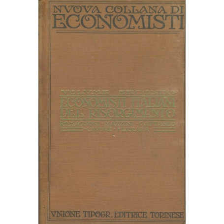 Economisti italiani del risorgimento