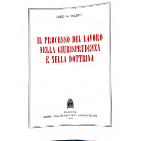Il processo del lavoro nella giurisprudenza e nella dottrina
