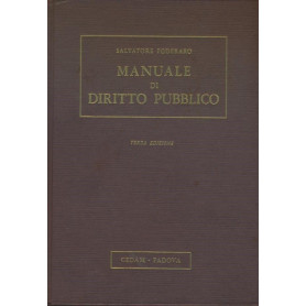 Manuale di diritto pubblico