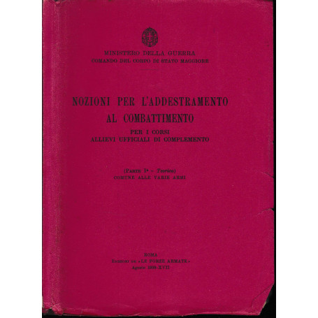 Nozioni per l'addestramento al combattimento