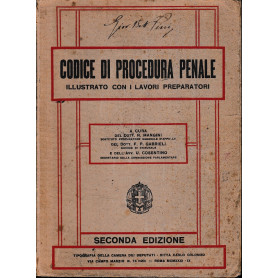 Codice di procedura penale illustrato con i lavori preparatori