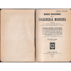 Manuale enciclopedico della ingegneria moderna