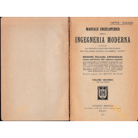 Manuale enciclopedico della ingegneria moderna