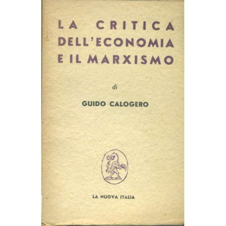 La critica dell'economia e il marxismo