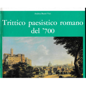 Trittico paesistico romano del '700