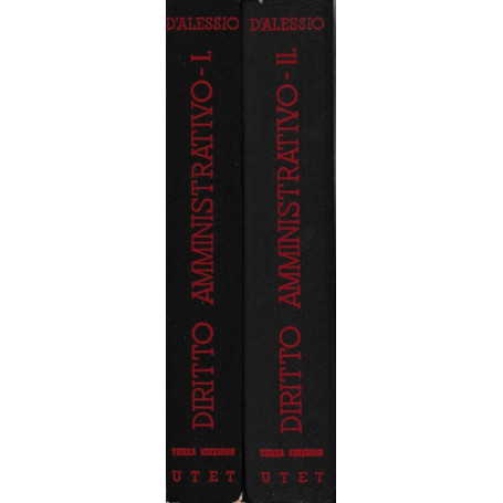 Diritto amministrativo. Volumi I-II