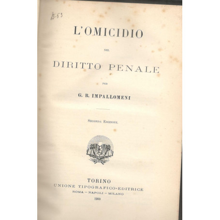 L'omicidio nel diritto penale