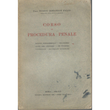Corso di procedura penale
