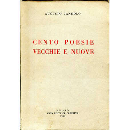 Cento poesie vecchie e nuove