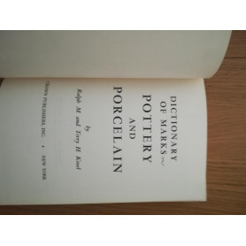 Dictionary of Marks Pottery and Porcellain