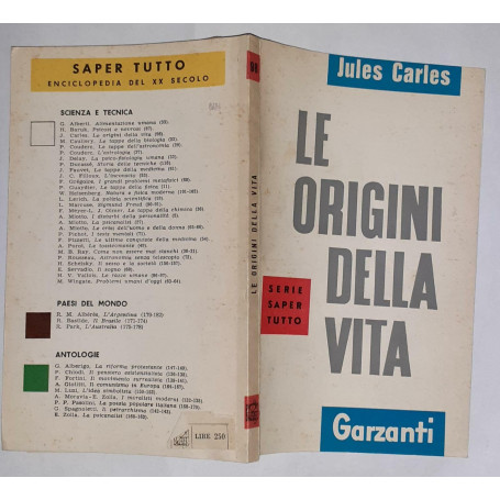 Le origini della vita