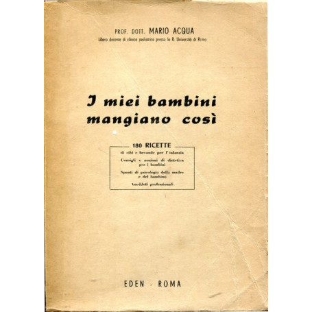 I bambini mangiano cosà¬