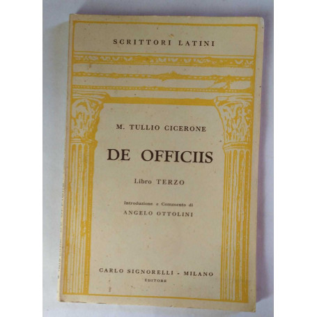 De Officiis. Libro terzo