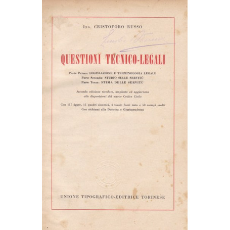 Questioni tecnico-legali