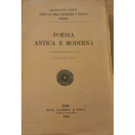 POESIA ANTICA E MODERNA