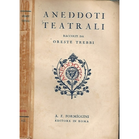 ANEDDOTI TEATRALI