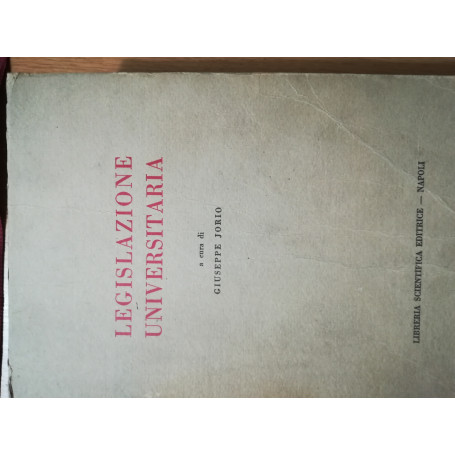 Legislazione universitaria