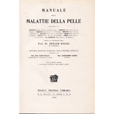 Manuale delle malattie della pelle