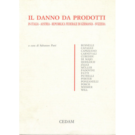 Il danno da prodotti in Italia